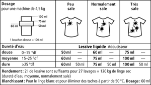 Lessive concentrée poudre  BIO