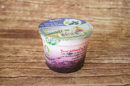 yogourt brebis myrtille ferme 125 g BIO