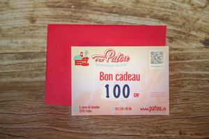 Bon cadeau 100 CHF 