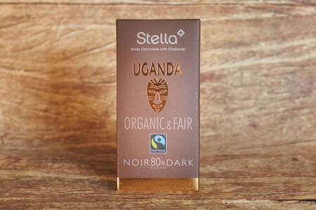 Chocolat noir 80% Ouganda 70 g BIO