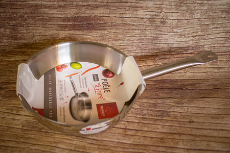 Poêle inox professionnel 24 cm 