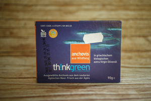 Anchois entiers à l'huile d'olive 95 g BIO