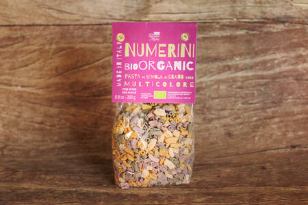 Petites pâtes numéros 250 g BIO