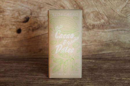 chocolat aux dattes blanc et pistaches 90 g BIO