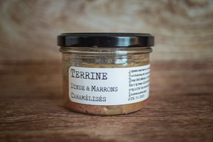 terrine dinde et marrons caramélisés 150 g 